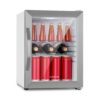 Klarstein Beersafe M Crystal White, chladnička, 33 litrů, 2 police, panoramatické skleněné dveře, nerezová ocel Klarstein www.eLovci.cz