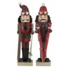 2ks Vánoční dekorativní soška Louskáčka s lyžemi - 6*5*17 cm Clayre & Eef Clayre & Eef www.eLovci.cz