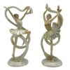 2ks béžová dekorativní socha Ballerina - 9*6*18 cm Clayre & Eef Clayre & Eef www.eLovci.cz