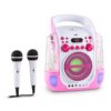 Auna Kara Liquida, karaoke systém, CD, USB, MP3, fontána, LED, 2 x mikrofon, přenosný Auna www.eLovci.cz