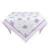 Bavlněný čtvercový ubrus s levandulemi Lavander Garden - 150*150 cm Clayre & Eef Clayre & Eef www.eLovci.cz