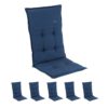 Blumfeldt Coburg, polstr, čalounění na židli, vysoké opěradlo, zahradní židle, polyester, 53 x 117 x 9 cm Blumfeldt www.eLovci.cz