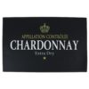 Černá podlahová rohožka Chardonnay wine - 75*50*1cm Mars & More Mars & More www.eLovci.cz