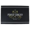 Černá podlahová rohožka Pinot Grigio wine - 75*50*1cm Mars & More Mars & More www.eLovci.cz