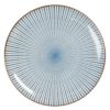 Dezertní talíř s modrým zdobením BlueLine - Ø  21 cm Clayre & Eef Clayre & Eef www.eLovci.cz