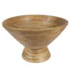 Dřevěná servírovací mísa na podstavci - Ø 30*20 cm Clayre & Eef Clayre & Eef www.eLovci.cz