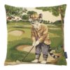 Gobelínový polštář s kocourem na golfu - 45*45*15cm Mars & More Mars & More www.eLovci.cz