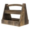 Hnědá antik dřevěná dekorační přepravka - 46*31*40 cm Clayre & Eef Clayre & Eef www.eLovci.cz