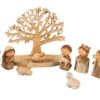 Hnědé figurky do vánočních jesliček - 12*4*10 cm Clayre & Eef Clayre & Eef www.eLovci.cz
