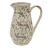 Keramický dekorační džbán s růžovými květy Lillia L - 24*17*30 cm Clayre & Eef Clayre & Eef www.eLovci.cz