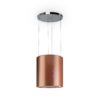 Klarstein Barett, ostrůvková digestoř, Ø 35 cm, recirkulace vzduchu 560 m³/h, LED, měděný Klarstein www.eLovci.cz