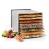 Klarstein Fruit Jerky Steel 8, sušička, dehydrátor, 630 W, 8 pater, ušlechtilá ocel Klarstein www.eLovci.cz