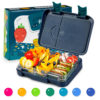 Klarstein Junior Lunchbox, 6 přihrádek, 21,3 x 15 x 4,5 cm (Š x V x H), bez BPA Klarstein www.eLovci.cz