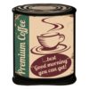 Kovová nástěnná cedule Premium Coffee - 20*1*26 cm Clayre & Eef Clayre & Eef www.eLovci.cz