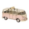 Kovový model retro růžového autobusu Volkswagen - 26*11*13 cm Clayre & Eef Clayre & Eef www.eLovci.cz