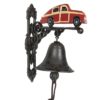Litinový zvonek s autem Car - 19*11*21 cm Clayre & Eef Clayre & Eef www.eLovci.cz