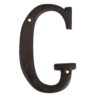 Nástěnné kovové písmeno G - 13 cm Clayre & Eef Clayre & Eef www.eLovci.cz
