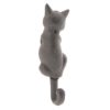 Nástěnný kovový háček kočka - 5*3*17 cm Clayre & Eef Clayre & Eef www.eLovci.cz