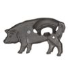 Nástěnný litinový otvírák na láhve Prase - 16*3*9 cm Clayre & Eef Clayre & Eef www.eLovci.cz