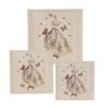 Podnos - set 3 kusy - 30*30cm, 24*24cm. 17*17cm Clayre & Eef Clayre & Eef www.eLovci.cz