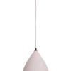Růžová závěsná porcelánová lampa Drop - Ø 21*29,5 cm J-Line by Jolipa J-Line by Jolipa www.eLovci.cz