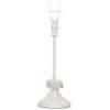Šedá základna ke stolní lampě s růžičkami – Ø 11*35 cm E27/max 1*60W Clayre & Eef Clayre & Eef www.eLovci.cz