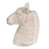 Šedý cementový květináč v designu hlavy zebry - 21*13*26 cm Clayre & Eef Clayre & Eef www.eLovci.cz