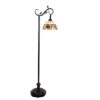 Stojací lampa Tiffany - 40*27*152 cm / E27/60w Clayre & Eef Clayre & Eef www.eLovci.cz