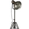 Stojací lampa kulatá v kovově šedé barvě - 35*30*93 cm J-Line by Jolipa J-Line by Jolipa www.eLovci.cz