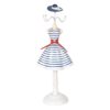 Stojánek na šperky v designu šatů s proužky Robe - 12*8*32 cm Clayre & Eef Clayre & Eef www.eLovci.cz