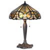 Stolní lampa Tiffany - Ø 41*61 cm 2x E27 Clayre & Eef Clayre & Eef www.eLovci.cz