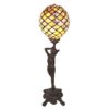 Stolní vitrážová lampa Tiffany Femme - 21*21*51 cm Clayre & Eef Clayre & Eef www.eLovci.cz