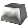 Stříbrno-černé stínidlo Azzuro square - 40*40*26,5cm/ E27 Collectione Collectione www.eLovci.cz