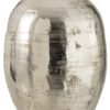 Veliká stříbrná váza  Arya - Ø 39*57 cm J-Line by Jolipa J-Line by Jolipa www.eLovci.cz