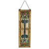 Vitrážový dekorační panel Tiffany Lula - 25*73 cm Clayre & Eef Clayre & Eef www.eLovci.cz