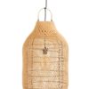 Závěsné přírodní ratanové stínidlo Cylsha - Ø 40*75 cm/ E27 J-Line by Jolipa J-Line by Jolipa www.eLovci.cz