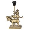 Zlatá stolní lampa v designu zvířat Les Animaux - 21*11*29 cm Clayre & Eef Clayre & Eef www.eLovci.cz